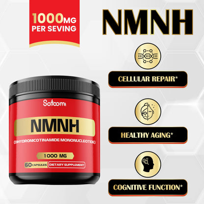 Etiqueta trasera Satoomi suplemento NMNH