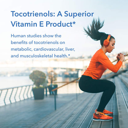 Etiqueta trasera suplemento Nutricology tocotrienoles