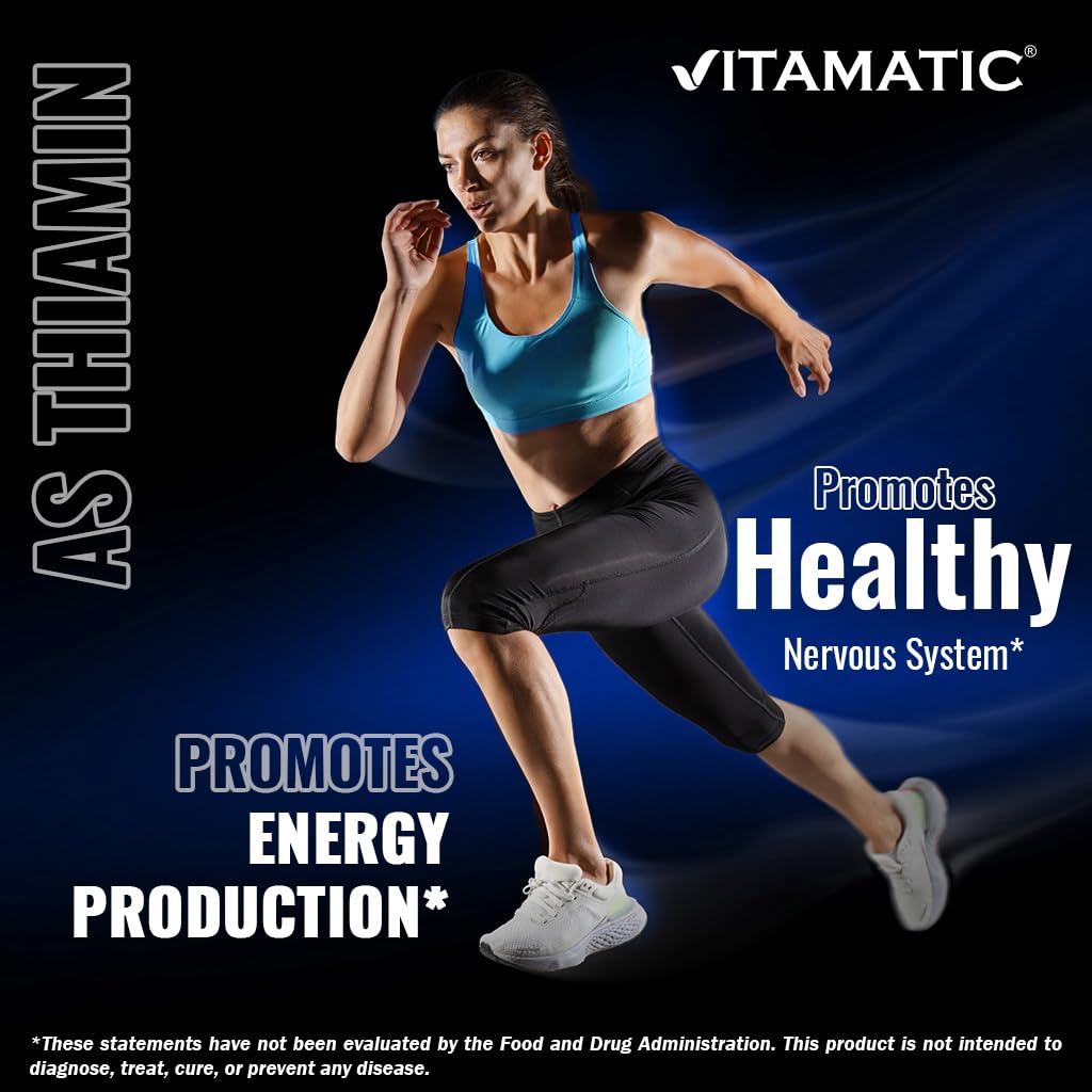 Etiqueta Vitamatic suplemento vitamina B1 tiamina
