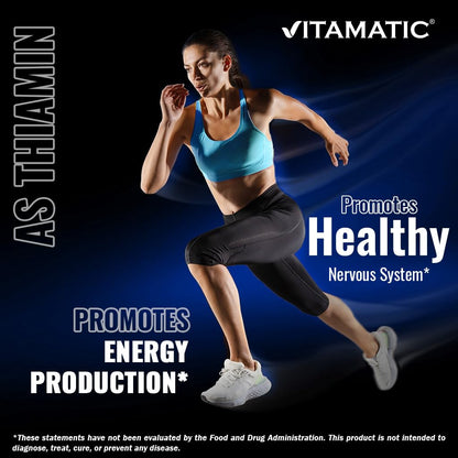 Etiqueta Vitamatic suplemento vitamina B1 tiamina