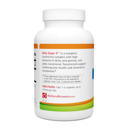Etiqueta Wellness Resources Vitamina E tocotrienol