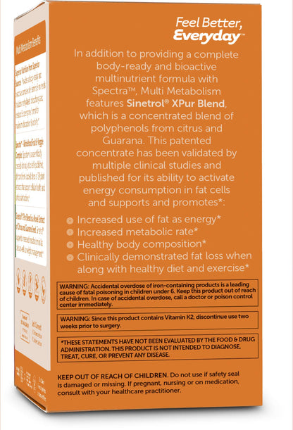 Etiqueta Zahler multivitamínico metabolismo ingredientes