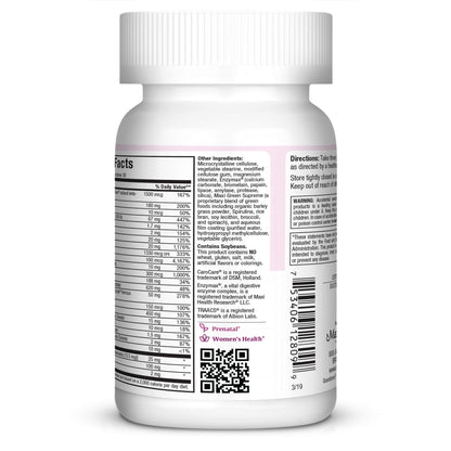 Etiquetas laterales frasco Maxi Prenatal 90 tabletas