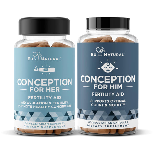 Eu Natural Conception Fertilidad suplemento prenatal pareja 120 cápsulas