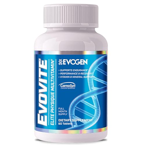 Botella de Evovite multivitamínico con 60 tabletas