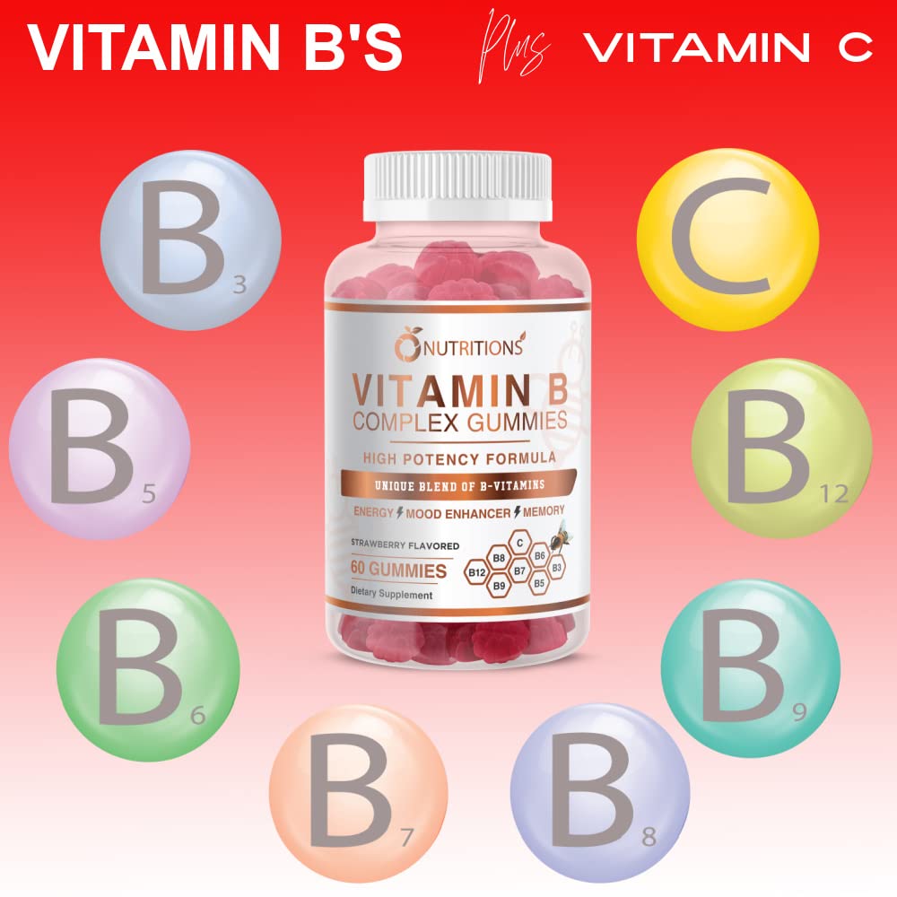 Exhibe gominolas vitamina B para estrés y energía