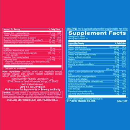Explicación de vitaminas B en AVED-Multi