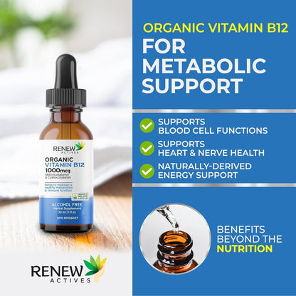 Extracto avanzado vitamina b12 en gotas 30ml Renew Actives