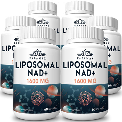 Fabamax suplemento NAD+ liposomal 360 cápsulas caja