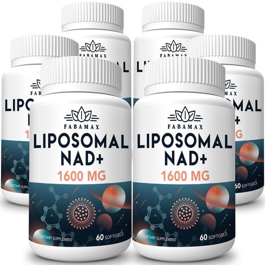 Fabamax suplemento NAD+ liposomal 360 cápsulas caja