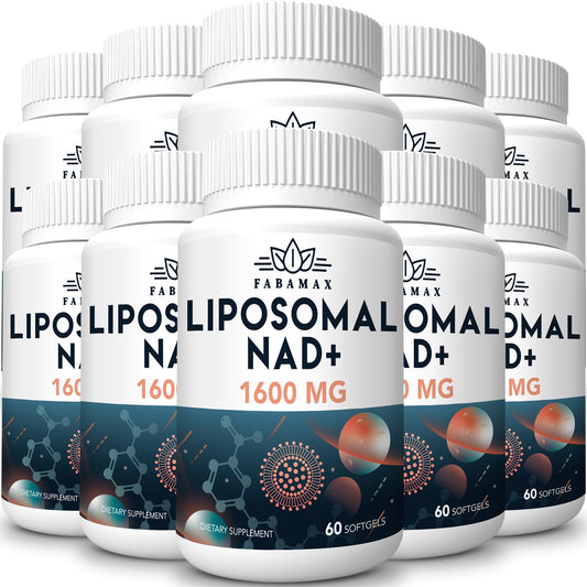 Fabamax suplemento NAD+ liposomal 600 cápsulas caja