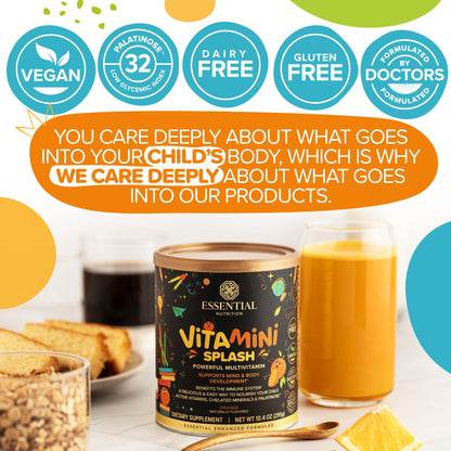 Fácil y efectivo multivitamínico en polvo para niños
