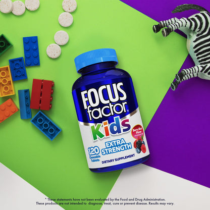Factor Enfoque con sabor a bayas y libre de gluten.