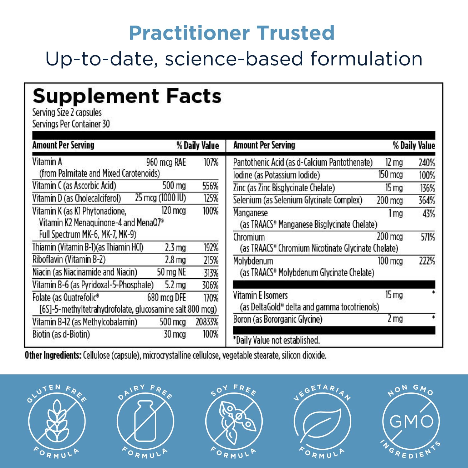 factores nutricionales multivitamínico