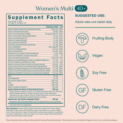 Factores de suplemento multivitamínico True Grace para mujeres 40+