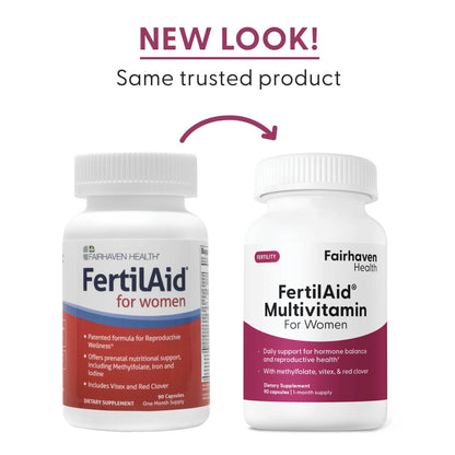 Fairhaven Health FertilAid suplemento fertilidad femenina