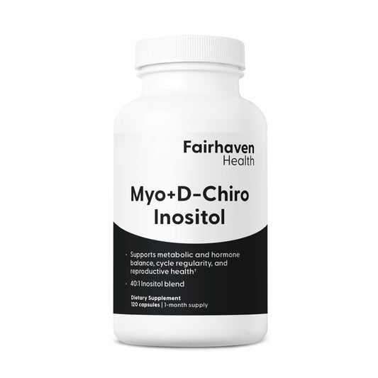 Fairhaven Health mio-inositol d-ciro inositol suplemento fertilidad