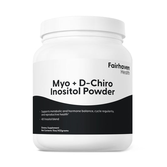 Fairhaven Health polvo de myo y d-chiro inositol 40:1
