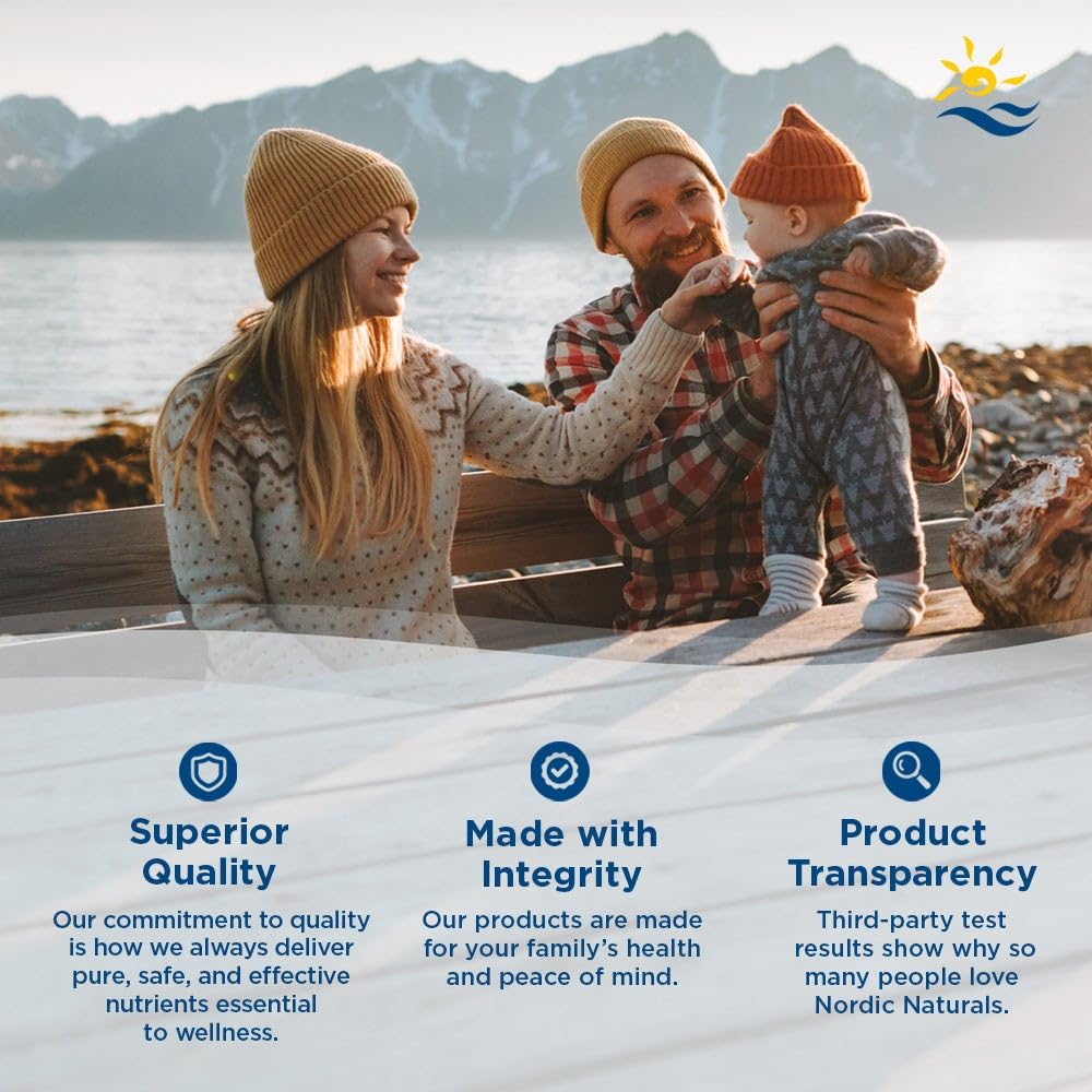 Familia disfrutando con Nordic Naturals multivitaminas
