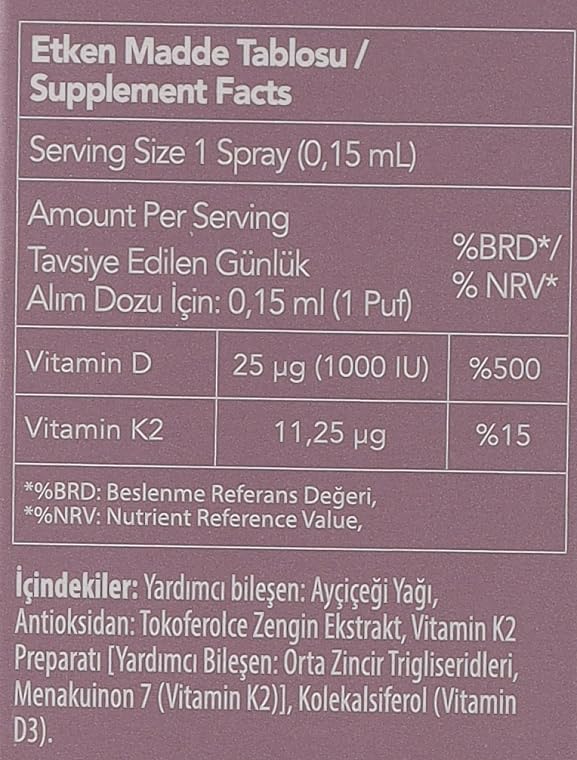 FARMASi Nutriplus spray vitamina D3 y K2 detalle atomizador