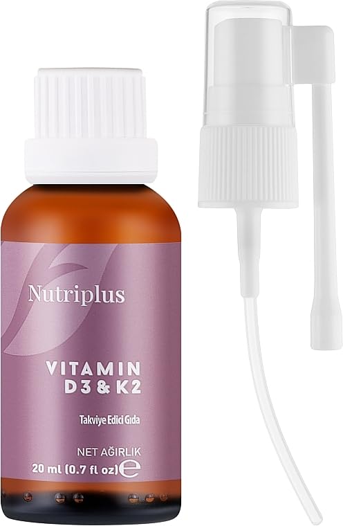FARMASi Nutriplus spray vitamina D3 y K2 botella frontal
