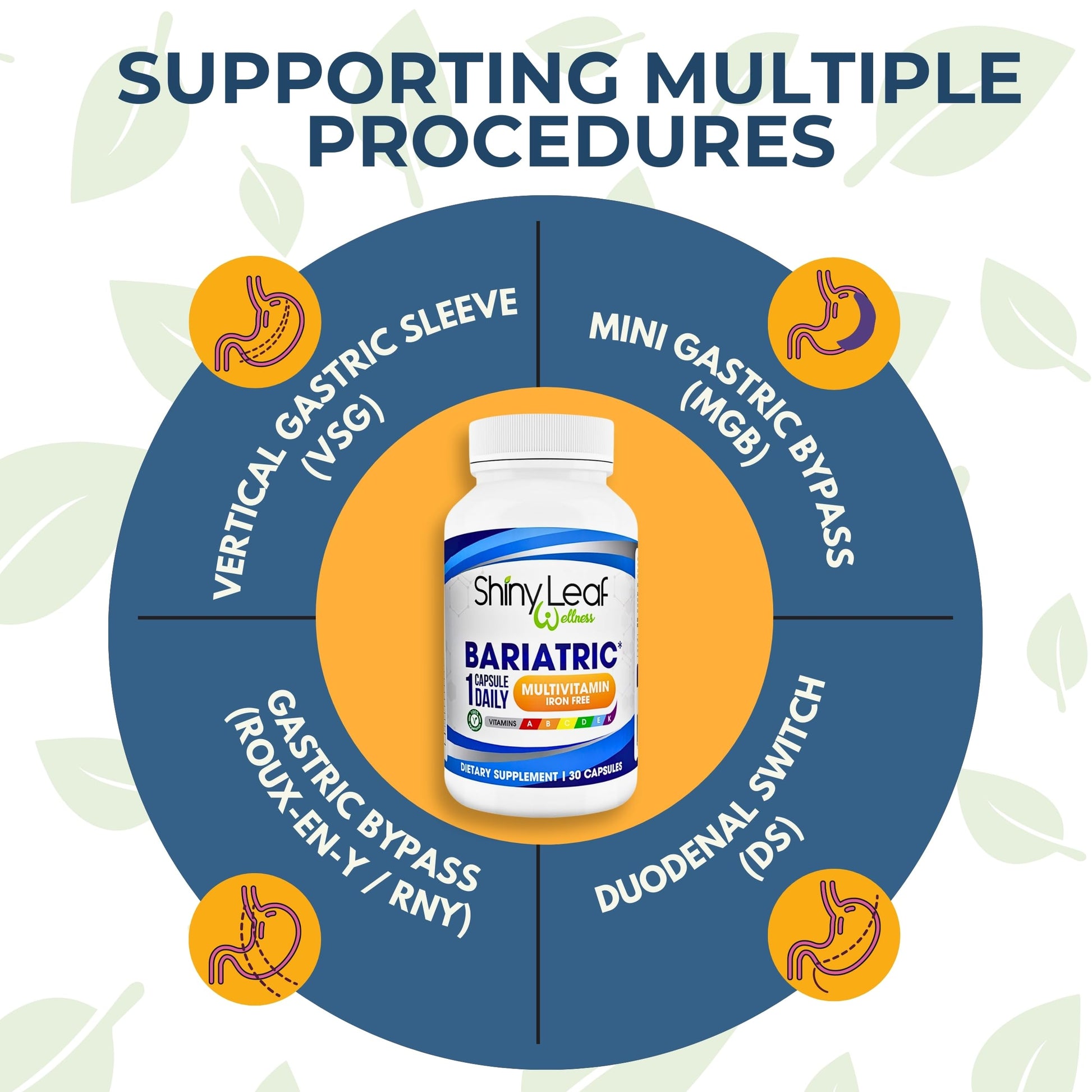 Multivitamínico favoreciendo el cuidado postbariátrico