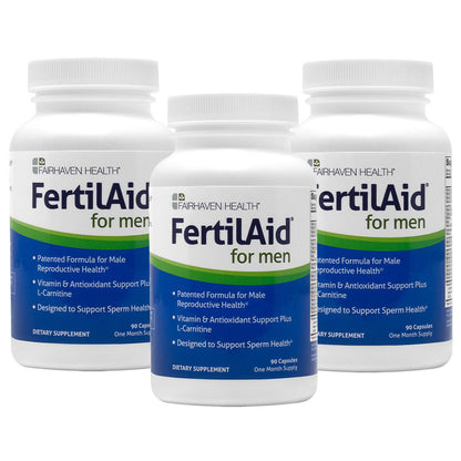 FertilAid para Hombres bote de suplemento