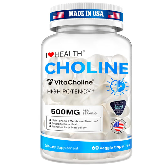 Envase de suplemento líquido First Liquid Choline 500 mg VitaCholine