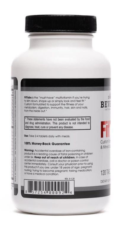 Suplementos nutricionales Fit Tabs para energía