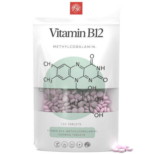 Fitness Health vitamina B12 1000 mcg tabletas 120 unidades