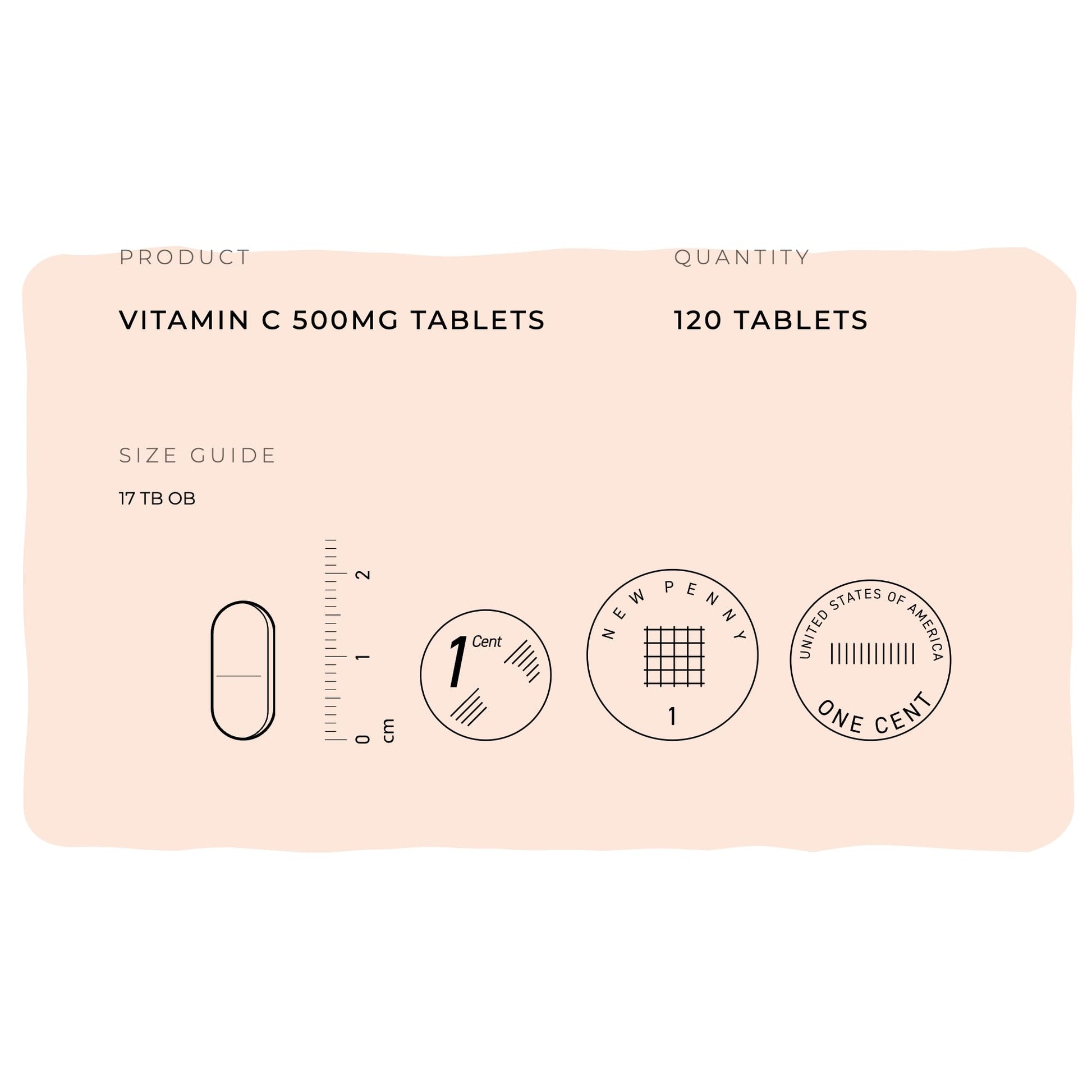 Fitness Health Vitamina C 500mg tabletas closeup