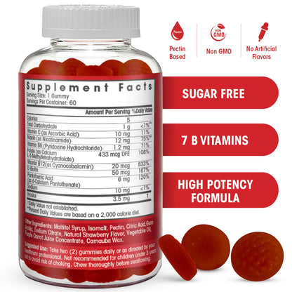 gomitas vitamina b12 b7 b6 b3 b9 flamingo supplements