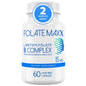 FolateMaxx L-metilfolato B12 B6 complejo B activo 60 cápsulas