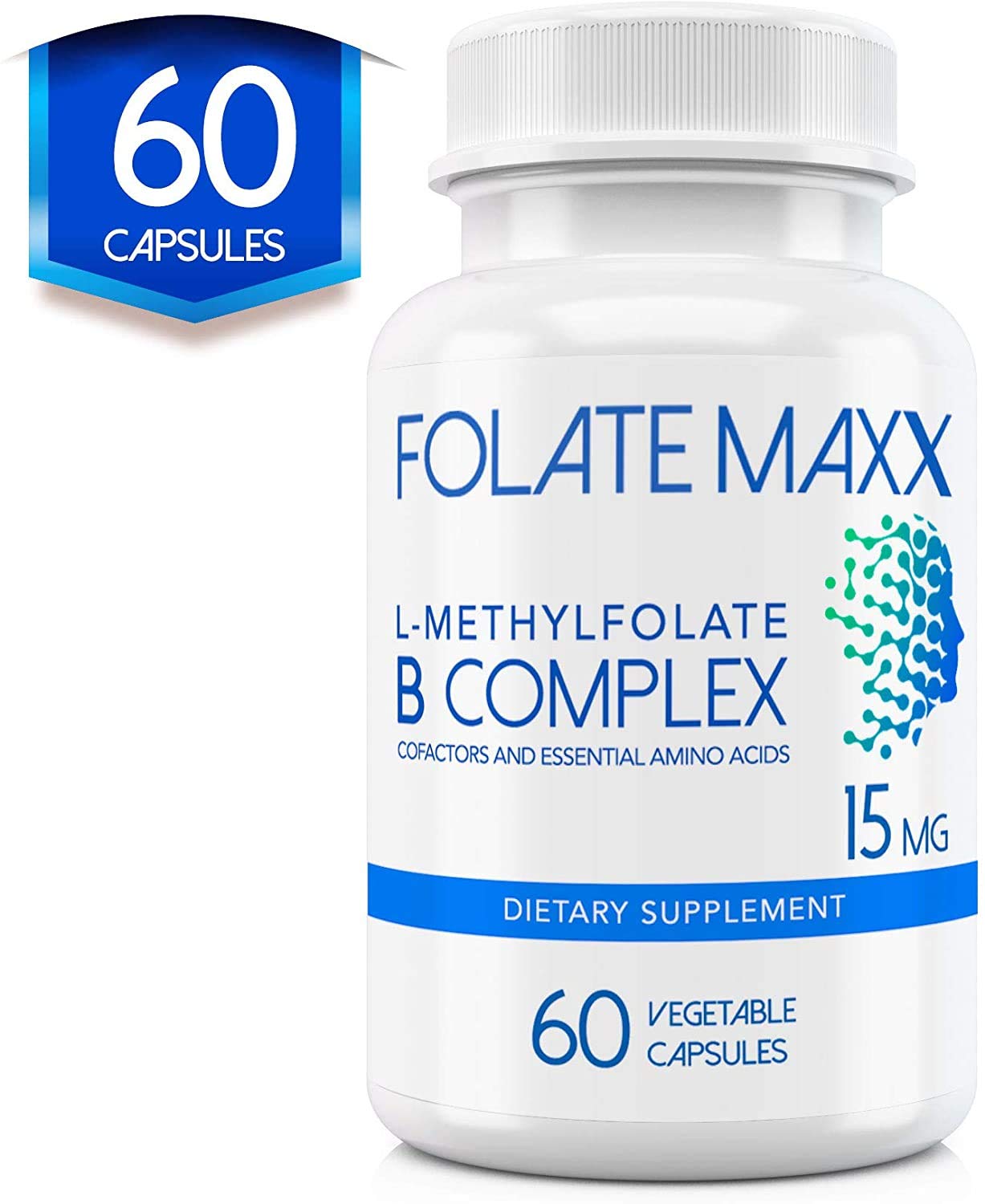FolateMaxx suplemento complejo B sin alérgenos ni OGM