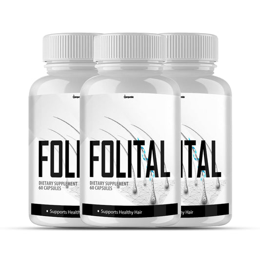Folital suplemento fórmula avanzada pack de 3 frascos