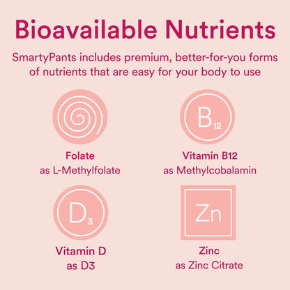 Forma bioactiva de nutrientes en SmartyPants.