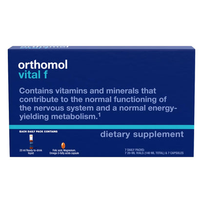 Forma de uso de Orthomol Vital F.