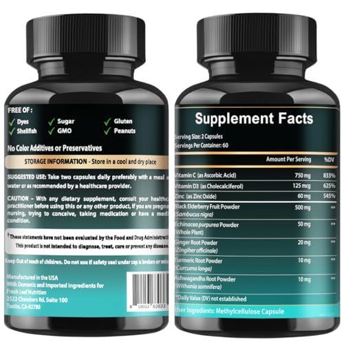 Fórmula avanzada con saúco, equinácea y vitaminas para sistema inmune