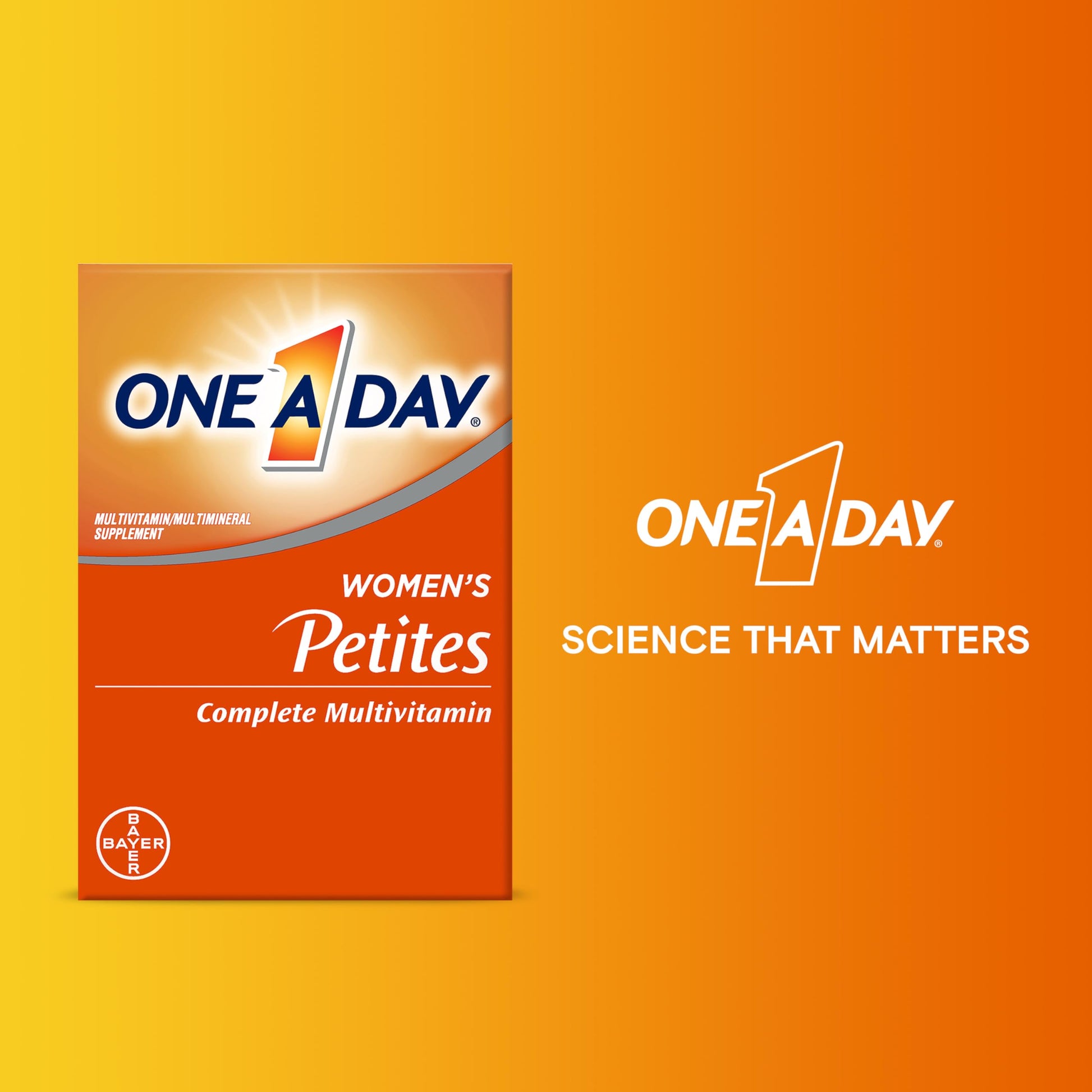 Fórmula completa de One A Day Mujeres Petites Multivitaminas.