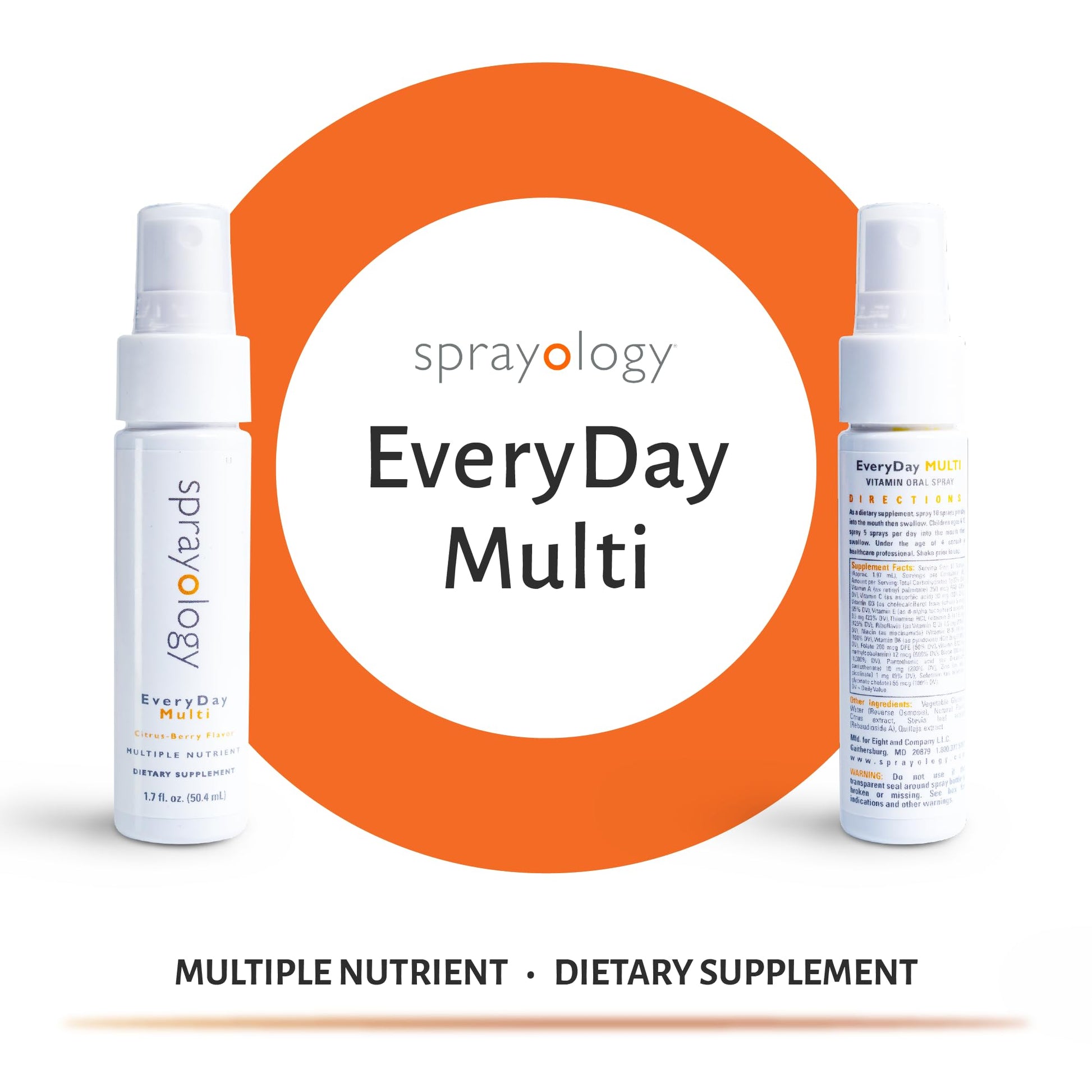 Fórmula multivitamínica Sprayology con vitaminas esenciales