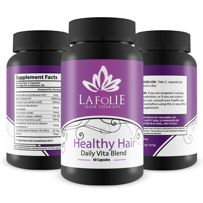 Fórmula natural La Folie Hair Therapy cápsulas para cabello