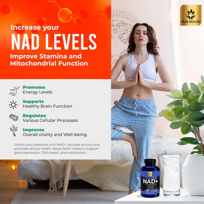 Fórmula premium de NAD+ para longevidad y vitalidad