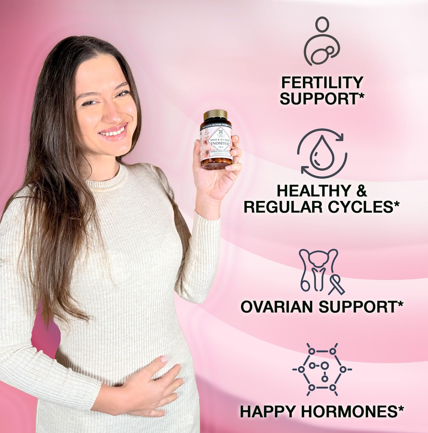 Fórmula Vitality Labs Mio D-Ciro Inositol 40 a 1