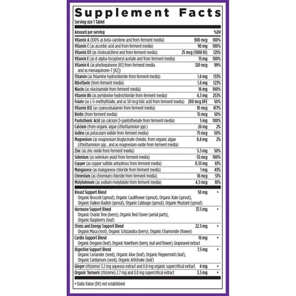 Fórmula rica en vitaminas y minerales New Chapter