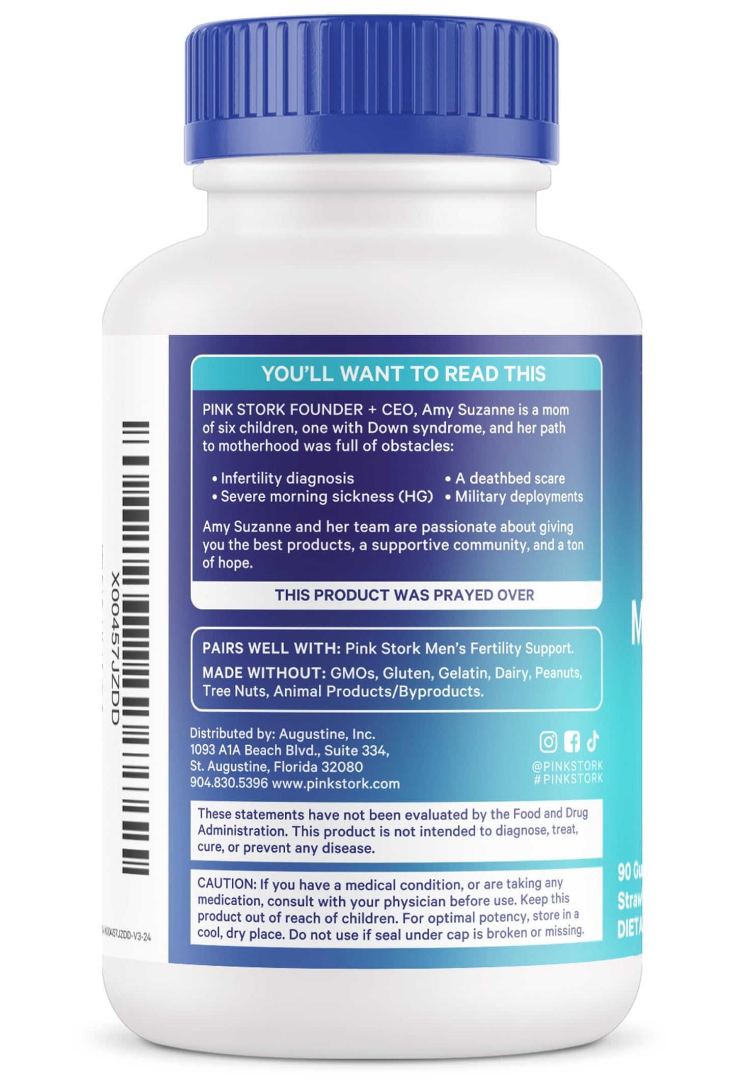 Fórmula Blue Stork con inositol y ácido pantoténico para hombres