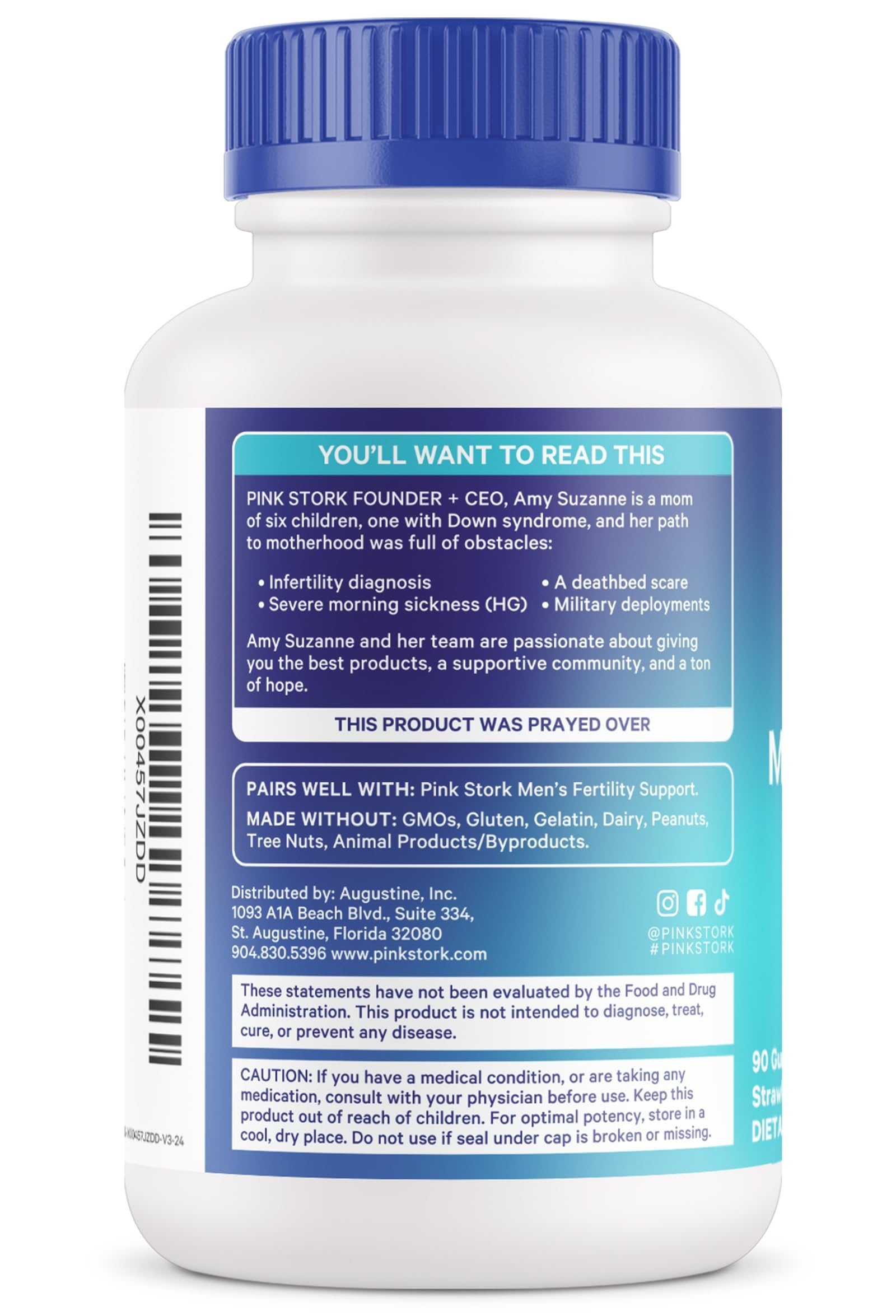 Fórmula Blue Stork con inositol y ácido pantoténico para hombres