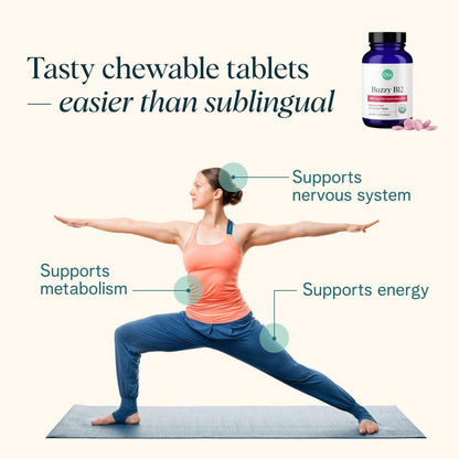 Frambuesa sabor vitamina D3 K2 Ora Organic combo masticable
