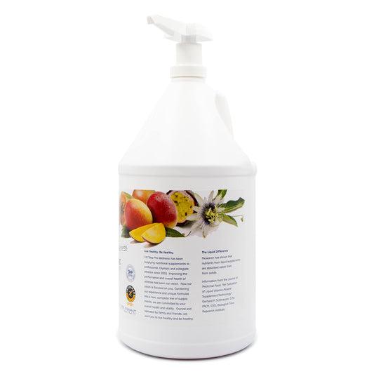Frasco 1 galón B12 Tropical Blast energía natural sin cafeína