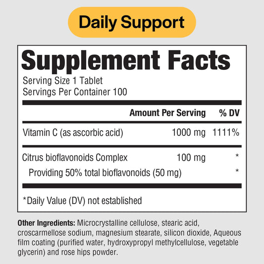 Frasco de 100 tabletas vitamina c PureFormulas Supreme C