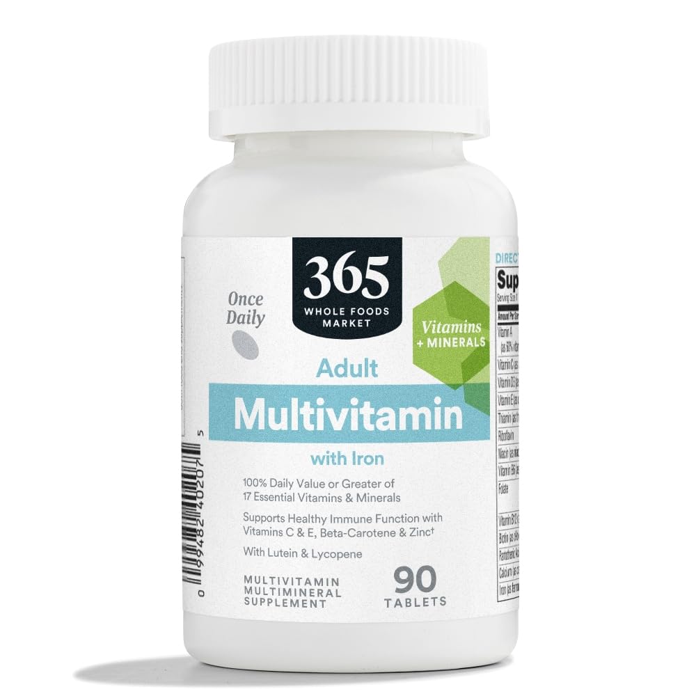 Frasco 365 by Whole Foods Market Multi One Daily 90 tabletas